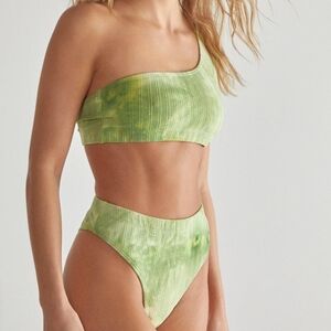 Nastygal One-Shoulder Bikini Set